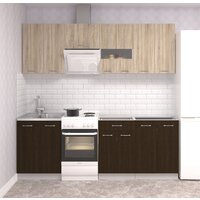 Mio Tesoro Экстра-лайт 2.2 без столешницы (дуб сонома/венге)