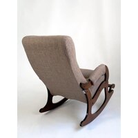 Кресло-качалка Glider Аоста (светло-коричневый/орех антик) - Превью изображения №11 — Интернет-магазин Time-Shop