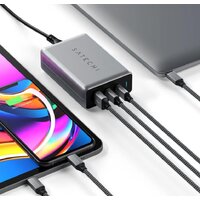 Сетевое зарядное Satechi 100W Type-C PD Compact GAN Charger ST-TC100GM-EU (европейская вилка) - Превью изображения №4 — Интернет-магазин Time-Shop