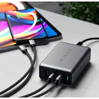 Сетевое зарядное Satechi 100W Type-C PD Compact GAN Charger ST-TC100GM-EU (европейская вилка) - Превью изображения №6 — Интернет-магазин Time-Shop