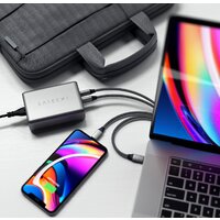 Сетевое зарядное Satechi 100W Type-C PD Compact GAN Charger ST-TC100GM-EU (европейская вилка) - Превью изображения №5 — Интернет-магазин Time-Shop