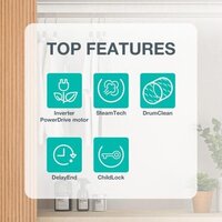 Стиральная машина Gorenje W3NGPI62SBS/PL - Превью изображения №3 — Интернет-магазин Time-Shop