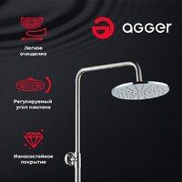 Душевая система  Agger Brilliant A0393300 - Превью изображения №5 — Интернет-магазин Time-Shop