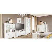 Тумба Неман мебель Юнона МН-132-15 (белый текстурный) - Превью изображения №6 — Интернет-магазин Time-Shop