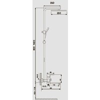 Душевая система  Vieir V113562-G - Превью изображения №2 — Интернет-магазин Time-Shop