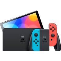 Игровая приставка Nintendo Switch OLED (черный, с неоновыми Joy-Con) - Превью изображения №3 — Интернет-магазин Time-Shop