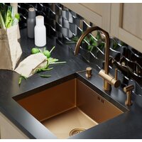 Кухонная мойка Mixline 548567 (бронза, 3 мм) - Превью изображения №4 — Интернет-магазин Time-Shop