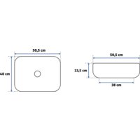 Умывальник Rea Demi Slim - Превью изображения №4 — Интернет-магазин Time-Shop