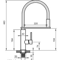 Смеситель Ahti Kemi KM833020 - Превью изображения №4 — Интернет-магазин Time-Shop