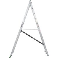 Лестница-стремянка Новая высота NV 222 алюминиевая двухсекционная 2x11 ступеней - Превью изображения №3 — Интернет-магазин Time-Shop