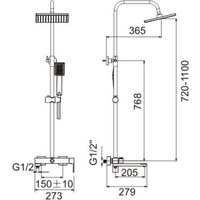 Душевая система  Belz B24613 - Превью изображения №5 — Интернет-магазин Time-Shop