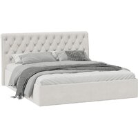 Трия Скарлет 180x200 (велюр бежевый)