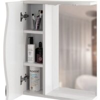  Mixline Шкаф с зеркалом Лима 55 551705 (с подсветкой) - Превью изображения №2 — Интернет-магазин Time-Shop