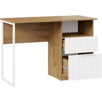 Стол Трия Хилтон тип 1 (дуб крафт золотой/белый матовый) - Превью изображения №2 — Интернет-магазин Time-Shop