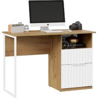 Стол Трия Хилтон тип 1 (дуб крафт золотой/белый матовый) - Превью изображения №4 — Интернет-магазин Time-Shop