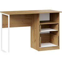 Стол Трия Хилтон тип 1 (дуб крафт золотой/белый матовый) - Превью изображения №3 — Интернет-магазин Time-Shop