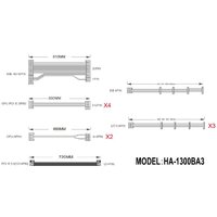 Блок питания 1stPlayer NGDP Platinum 1300W HA-1300BA3-BK - Превью изображения №2 — Интернет-магазин Time-Shop