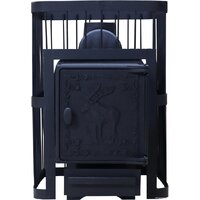 Свободностоящая печь-камин ComfortProm Чугун 26 м3 - Превью изображения №3 — Интернет-магазин Time-Shop