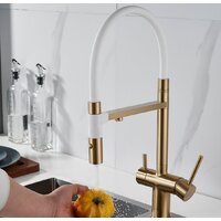 Смеситель Rose R958G (золотой сатин) - Превью изображения №10 — Интернет-магазин Time-Shop