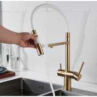 Смеситель Rose R958G (золотой сатин) - Превью изображения №13 — Интернет-магазин Time-Shop