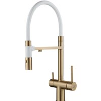 Смеситель Rose R958G (золотой сатин) - Превью изображения №1 — Интернет-магазин Time-Shop
