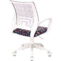 Офисное кресло Бюрократ Burokids 1W 1687097 (мультиколор геометрия/пластик белый) - Превью изображения №4 — Интернет-магазин Time-Shop