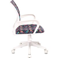 Офисное кресло Бюрократ Burokids 1W 1687097 (мультиколор геометрия/пластик белый) - Превью изображения №3 — Интернет-магазин Time-Shop