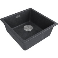 Кухонная мойка Paulmark IT-Granit Lumi 45 Uni-Skew LU45SK-DG (темно-серый/графит) - Превью изображения №2 — Интернет-магазин Time-Shop