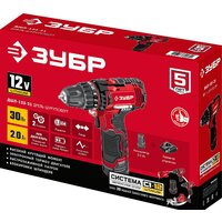 Дрель-шуруповерт Зубр Мастер ДШЛ-125-21 (с 1-м АКБ) - Превью изображения №6 — Интернет-магазин Time-Shop