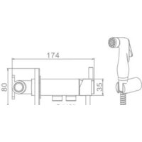Гигиенический душ Ledeme L5398-1 - Превью изображения №4 — Интернет-магазин Time-Shop