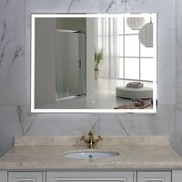  Пекам Зеркало Greta 100x60 greta-100x60s (с подсветкой и сенсором на прикосновение) - Превью изображения №4 — Интернет-магазин Time-Shop