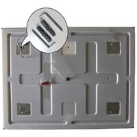  Пекам Зеркало Greta 100x60 greta-100x60s (с подсветкой и сенсором на прикосновение) - Превью изображения №6 — Интернет-магазин Time-Shop