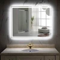  Пекам Зеркало Greta 100x60 greta-100x60s (с подсветкой и сенсором на прикосновение) - Превью изображения №2 — Интернет-магазин Time-Shop