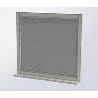  Aquanet Зеркало Бостон М 100 209674 (белый матовый) - Превью изображения №3 — Интернет-магазин Time-Shop