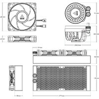 Система жидкостного охлаждения для процессора Arctic Liquid Freezer III Pro 240 ACFRE00178A - Превью изображения №6 — Интернет-магазин Time-Shop