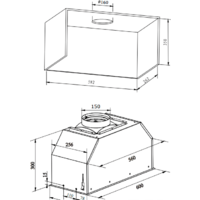 Кухонная вытяжка Hansa OMP6242BIH - Превью изображения №2 — Интернет-магазин Time-Shop