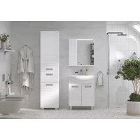  Volna Шкаф с зеркалом Joli 60 L (белый) - Превью изображения №5 — Интернет-магазин Time-Shop