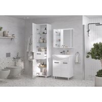  Volna Шкаф с зеркалом Joli 60 L (белый) - Превью изображения №6 — Интернет-магазин Time-Shop