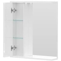  Volna Шкаф с зеркалом Joli 60 L (белый) - Превью изображения №2 — Интернет-магазин Time-Shop