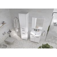  Volna Шкаф с зеркалом Joli 60 L (белый) - Превью изображения №3 — Интернет-магазин Time-Shop