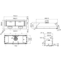 Кухонная вытяжка Jetair Viera Lux BL/A/72 PRF0174915 - Превью изображения №2 — Интернет-магазин Time-Shop