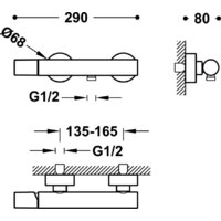 Смеситель с лейкой для биде Tres Study 261.167.01.BM - Превью изображения №2 — Интернет-магазин Time-Shop