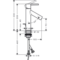 Смеситель Axor Starck 10001000 (хром) - Превью изображения №2 — Интернет-магазин Time-Shop