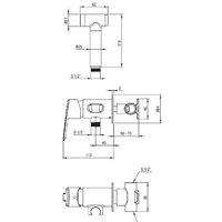 Гигиенический душ Deante Arnika BQA Z34M - Превью изображения №4 — Интернет-магазин Time-Shop