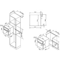 Электрический духовой шкаф Korting OKB 591 CSGW - Превью изображения №2 — Интернет-магазин Time-Shop