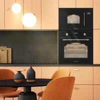 Микроволновая печь Meferi MMO6025BK Retro - Превью изображения №10 — Интернет-магазин Time-Shop