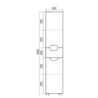  Mixline Шкаф-пенал 518676 - Превью изображения №2 — Интернет-магазин Time-Shop