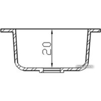 Кухонная мойка Fosto КМД 51К - Превью изображения №4 — Интернет-магазин Time-Shop