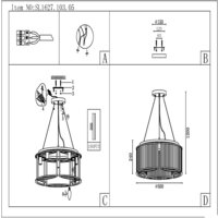 Подвесная люстра ST Luce Velletri SL1627.103.05 - Превью изображения №7 — Интернет-магазин Time-Shop