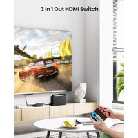 Переключатель Ugreen CM332 80125 4 x HDMI (с пультом ДУ, черный) - Превью изображения №2 — Интернет-магазин Time-Shop